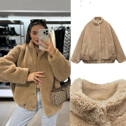 Folka® | Veste Bomber en Fleece pour Femme