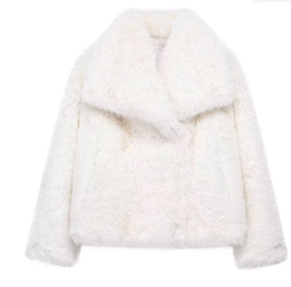 Warda® | Manteau Effet Fourrure Doux et Stylé