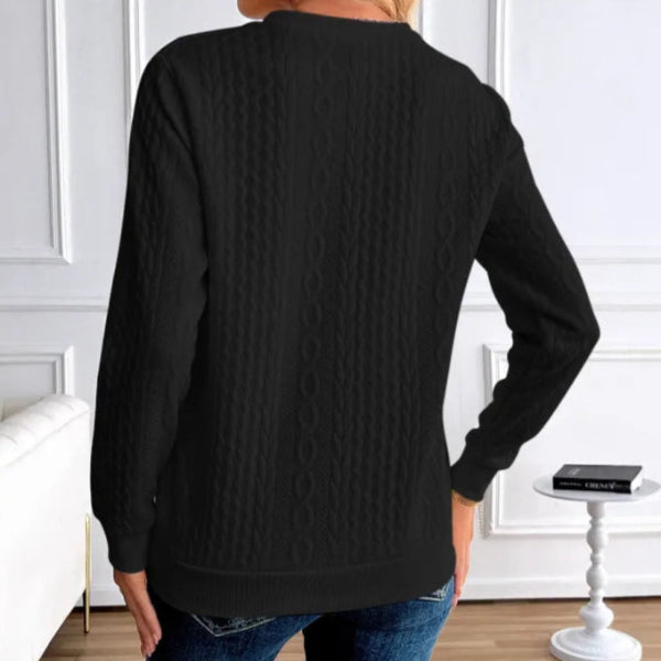 Nayla® | Pull Zippé en Tissu Texturé Premium