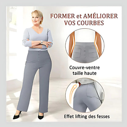 Velina® | Pantalon Décontracté à Taille Haute – Tissu Premium & Coupe Parfaite