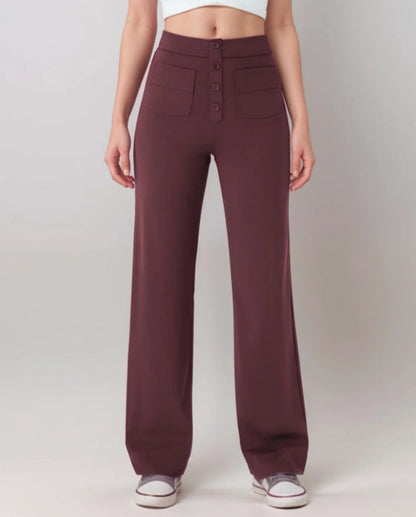 Velina® | Pantalon Décontracté à Taille Haute – Tissu Premium & Coupe Parfaite