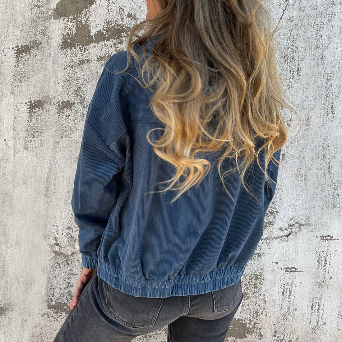 Mela® I Manteau à Capuche en Velours Côtelé