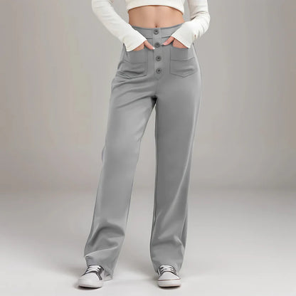 Velina® | Pantalon Décontracté à Taille Haute – Tissu Premium & Coupe Parfaite